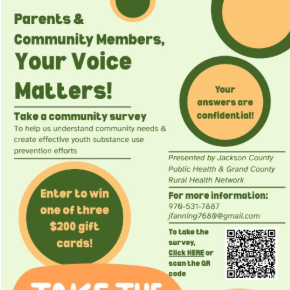 Your Voice Matters Poster with link to survey